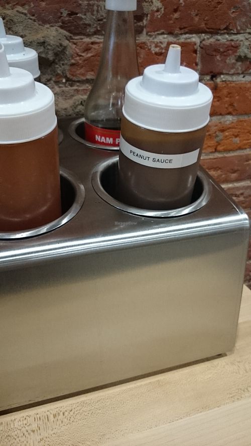 The Vegan peanut sauce  at Pho Street in Philadelphia