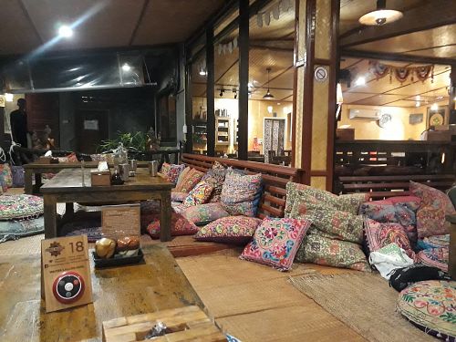 Decor at Chana Masala in Koh Phangan