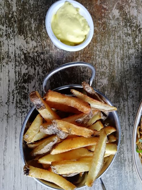 Chips & mayo at The 13th Note in Glasgow