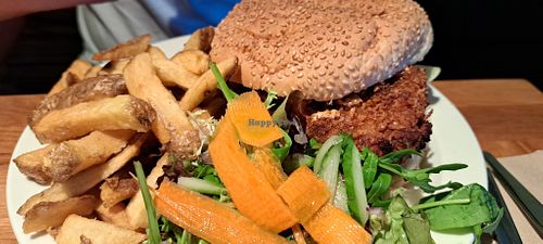 Chicken burger (plain) at The 13th Note in Glasgow