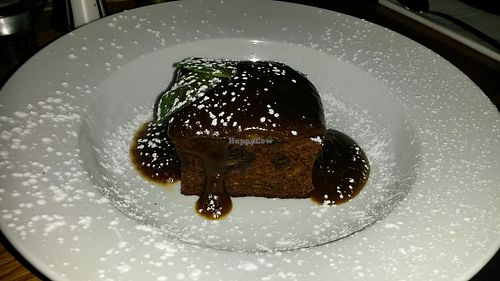 Sticky toffee pudding at The 13th Note in Glasgow