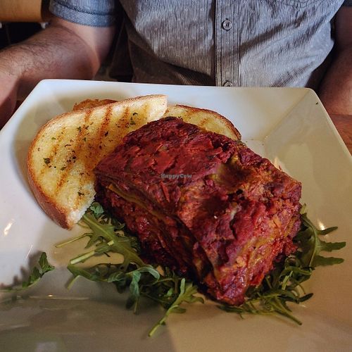 Vegan Lasagna at The 13th Note in Glasgow