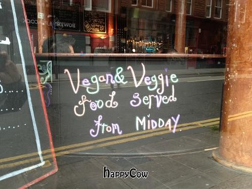 13th Note storefront window at The 13th Note in Glasgow