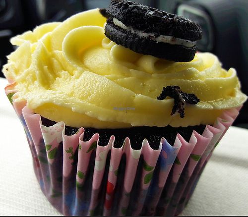 Oreo cupcake at One Sixty in Burnley