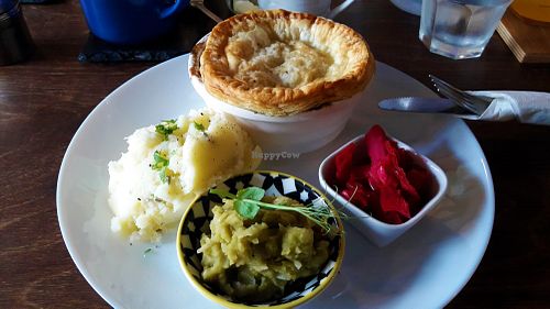 Mushroom & ale pie at One Sixty in Burnley