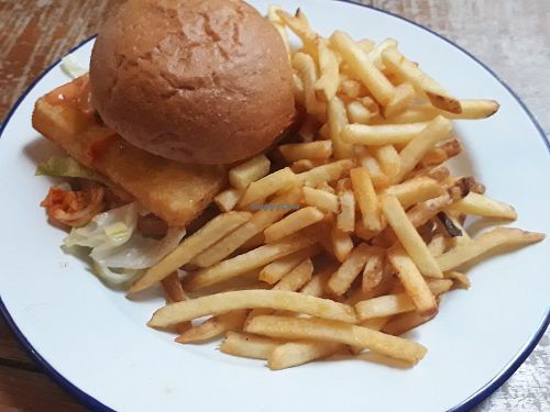 'Halloumi' burger at The Blacksmith & The Toffeemaker in London