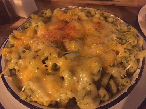 Vegan mac and cheese at The Blacksmith & The Toffeemaker in London