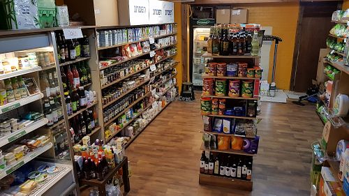 Food shop downstairs at Maitrihealth Centre in South West London