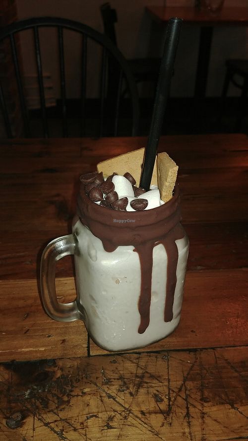 Vegan Smores milkshake at Sundial Cafe in Eugene