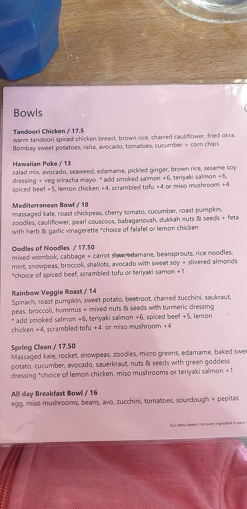 New spring menu at Hunters Harvest in Seddon