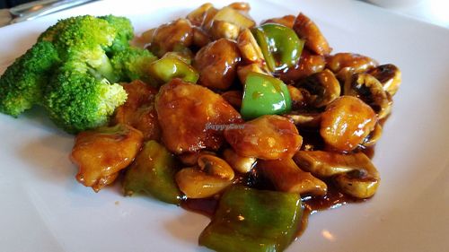 General Tso's chicken at Amituofo Vegan Cuisine in Brooklyn