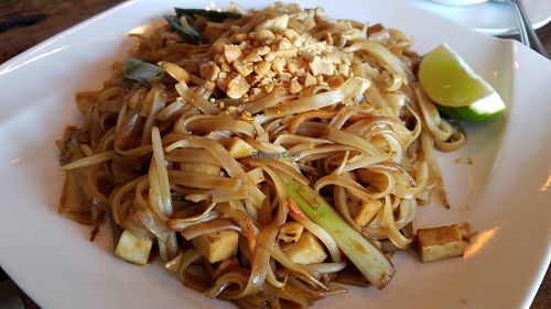Pad Thai at Amituofo Vegan Cuisine in Brooklyn