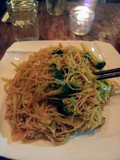 Singapore Mai Fun at Amituofo Vegan Cuisine in Brooklyn