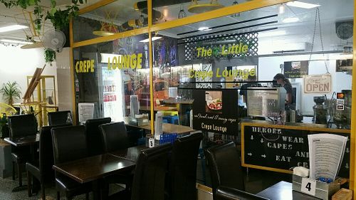 shop front at The Little Crepe Lounge in Redcliffe