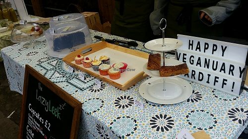 cakes at The Lazy Leek in Cardiff