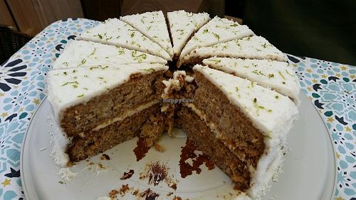 cake at The Lazy Leek in Cardiff