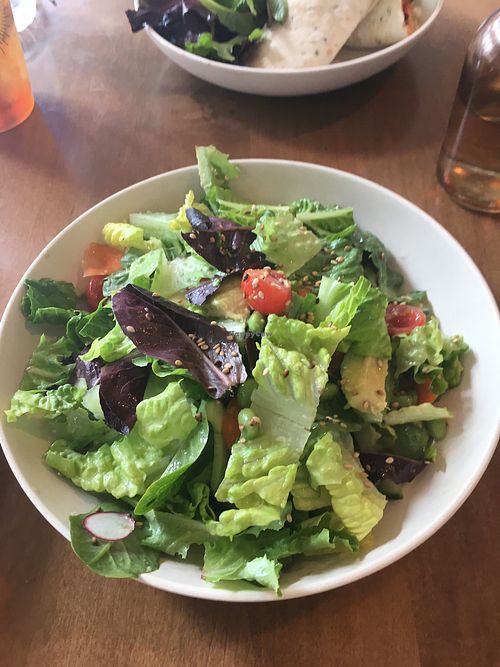 Chopped veg salad  8$ at Flower Child - Downtown in Austin