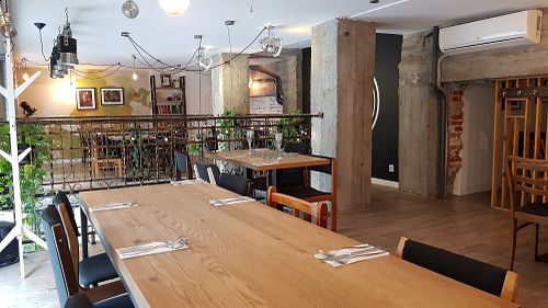 Upper floor at Dobra Karma in Wroclaw