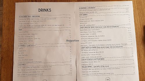 Prices in PLN (Polish Złoty) - 1 EUR = 4.33 PLN  March 2019 at Dobra Karma in Wroclaw