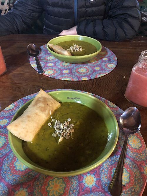 Soup at Soul Vegan in Aguas Da Prata