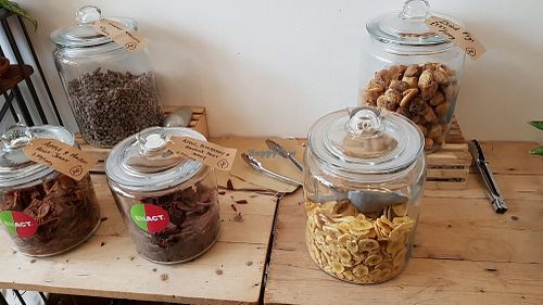 Jars of dried things at Hetu in South West London