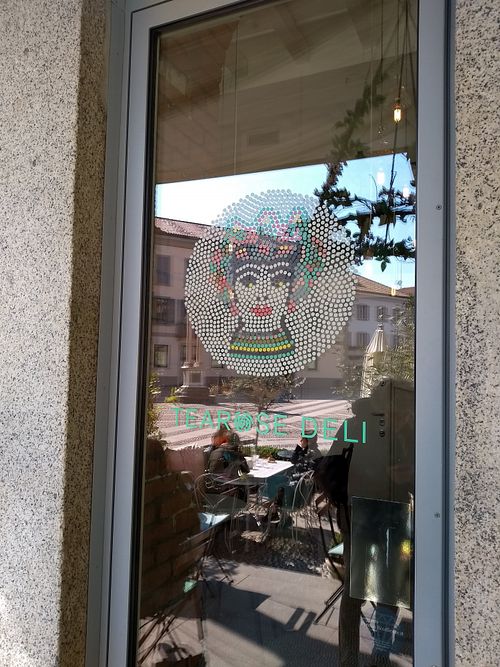 Outside window of Tearose Deli at Tearose Deli in Monza