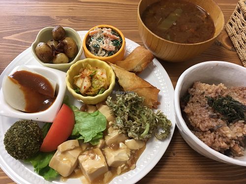 Lunch set at Grains in Nagoya