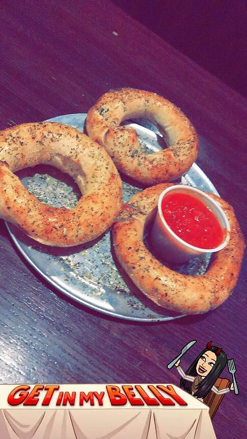 Vegan doughnuts  at Tomato Bar Pizza Bakery in Valparaiso