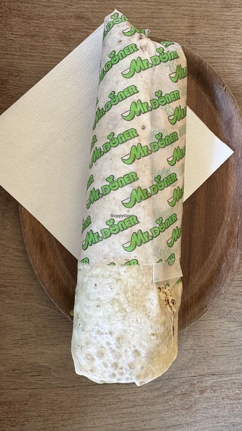 Yufka Dürüm mit Seitan und Grillgemüse  at Mr. Döner in Freiburg