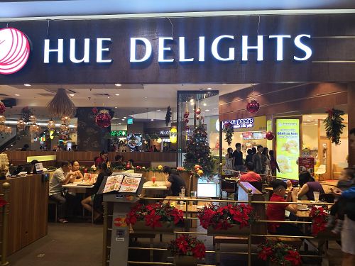 Entrance of restaurant in B3. On the map of the department store it is called Asian Delight though, so be aware. at Hue Delights in Ho Chi Minh City