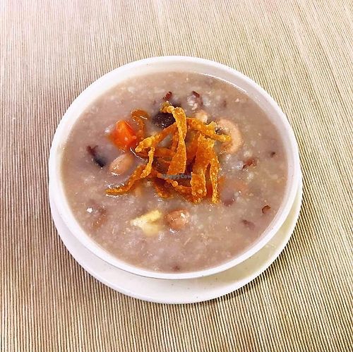 每逢星期六，一定要吃圆缘的花生糙米粥😋  Saturday only, Peanut Brown Rice porridge 🥣 at Yuan Yuan 圓緣素食 - Chinatown in Central Singapore