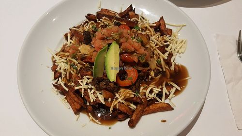 Nebula poutine at Vegan Rapide - Le Misanthrope in Montreal