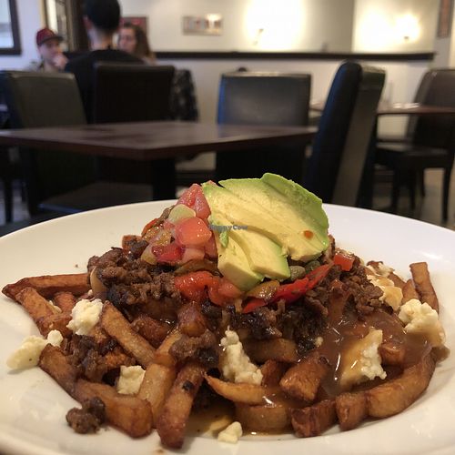 Poutine Nebula at Vegan Rapide - Le Misanthrope in Montreal
