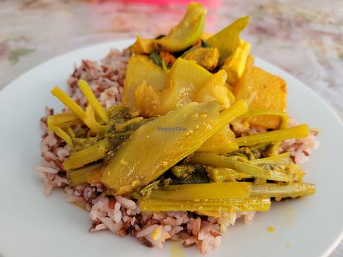 25 baht combo plate at Pridi 26 - Vegetarian Food in Bangkok