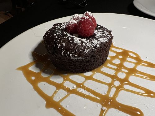 Vegan chocolate cake   at Wildest Restaurant & Bar in Palm Desert
