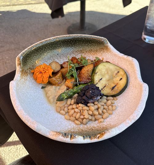 Vegan mushroom “scallops"  at Wildest Restaurant & Bar in Palm Desert