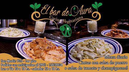 Cada día nuestra cocinera nos deleita con un plato diferente, teniendo otras opciones siempre para elegir.
    at El Bar de Aura in Ushuaia