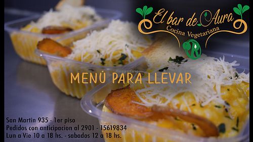 Otra opción que te brindamos es comprar tu Menú para llevar...
Podes solicitarlo con anticipación al 02901-15619834 at El Bar de Aura in Ushuaia