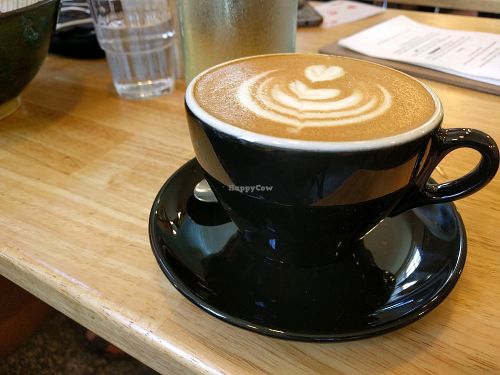 great coffee.. bonsoy! at Sweetbrew in Launceston