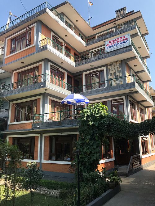 Restaurant and Guesthouse  at Dragon Guest House Vegetarian Restaurant in Kathmandu