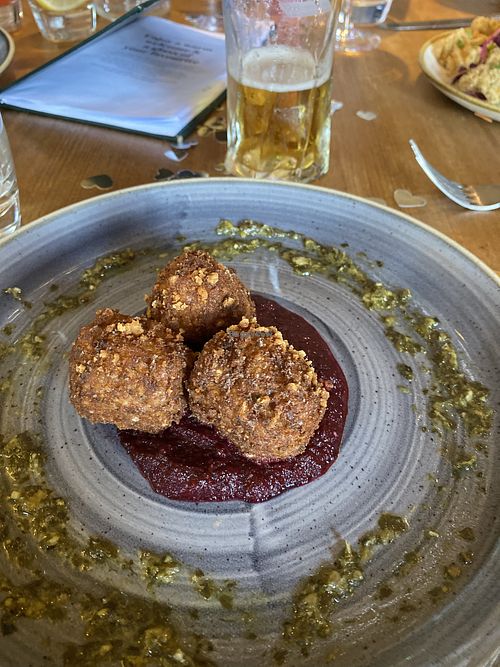 Arancini  at The Dun Cow in Rugby