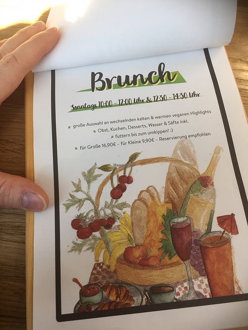 Brunch menu at Froindlichst - Daimlerstr in Hamburg