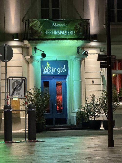 outside  at Hans im Glück  in Karlsruhe