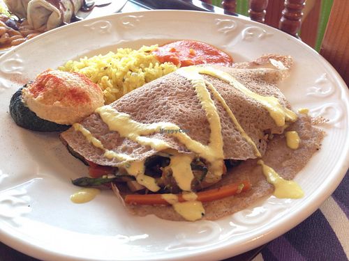 The crapes were amazing! Best food ever. at Biomenu Restaurante Vegetariano in Alicante