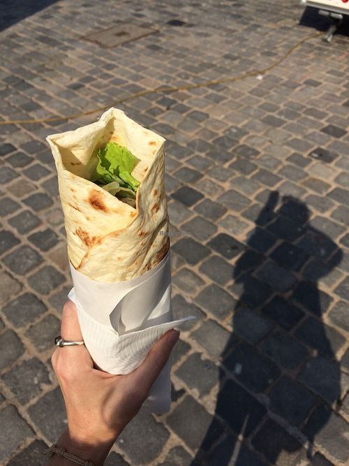 Falafel wrap  at Imbisswagen Amiral in Nuremberg