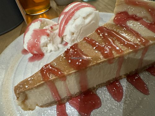 cheesecake  at Purezza Camden in London