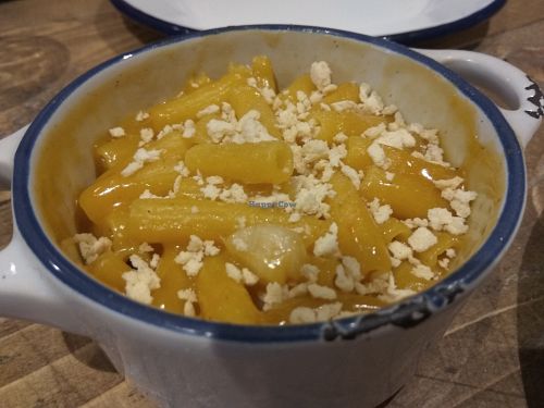 Mac and cheese at Purezza Camden in London