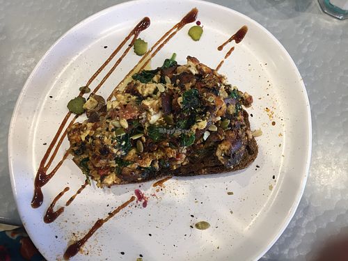 Scrambled tofu at Coffee Room in Canberra