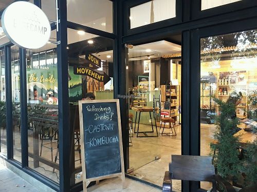 From Outside at Basecamp Coffee House in Chiang Mai