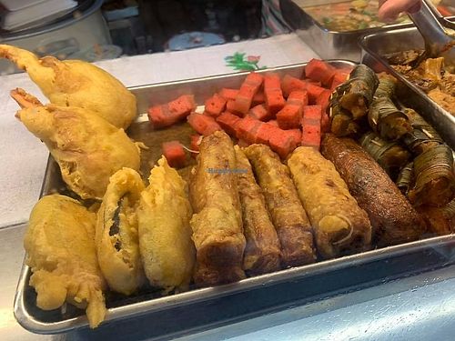 Buffet spread. Photo by Henry Lau aka Mr Purple at Shan Yuan 善緣素食 in East Singapore